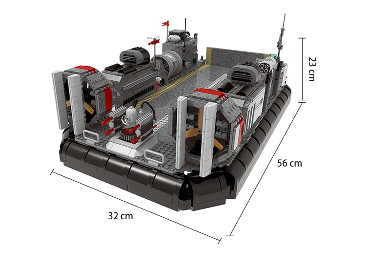 Военная фигура бронированный отряд Перевозчик корабль Moc строительный блок