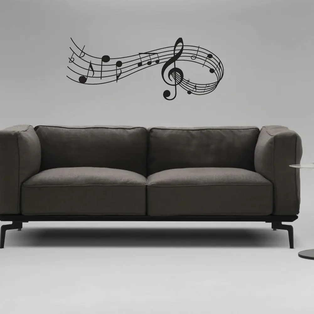 Настенный декор музыкальные ноты мелодия для спальни музыкальная комната