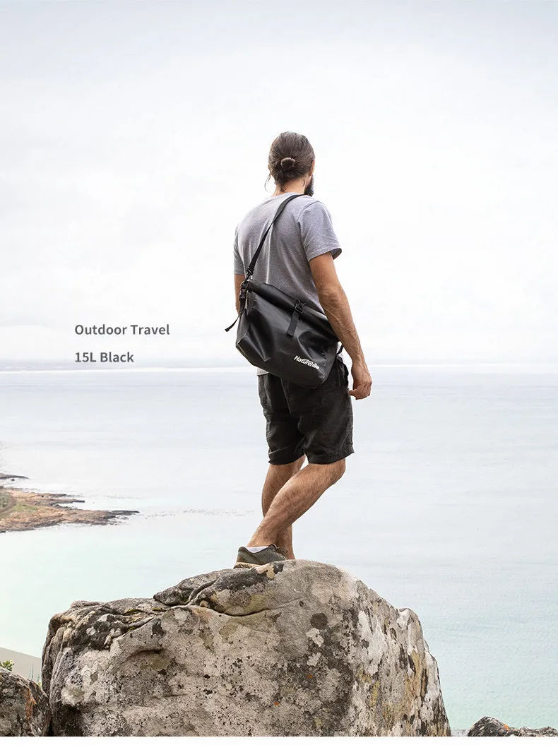 NatureHike слинг водонепроницаемый материал мешок Рулон Топ Сумка Drybag Водонепроницаемый сухой мешок для каякинга Рыбалка; рафтинг лодочный пляж путешествия