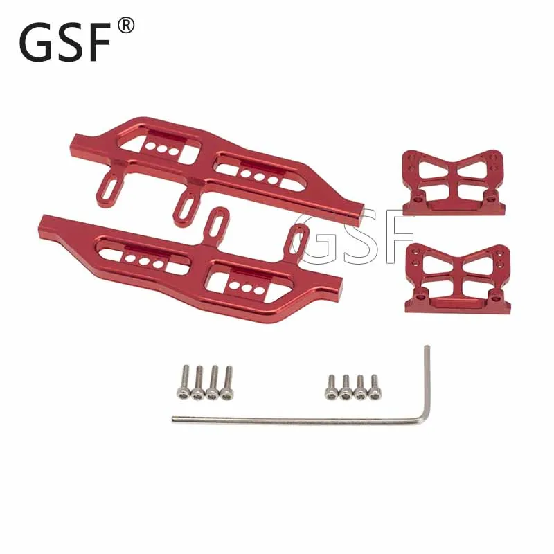 

1:24 model car for Axial SCX24 metal side pedal 90081 frame foot pedal 1 set model accessories remote control car parts