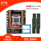 Материнская плата Kllisre X79 Xeon E5 2640 LGA 2011 4 шт. x 4 ГБ = 16 Гб 1333 DDR3 память ECC REG