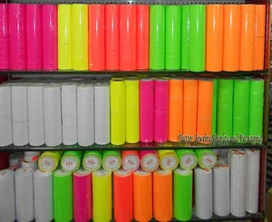 Наклейка для этикеток, 10 рулонов, 4000 шт., 6 цветов