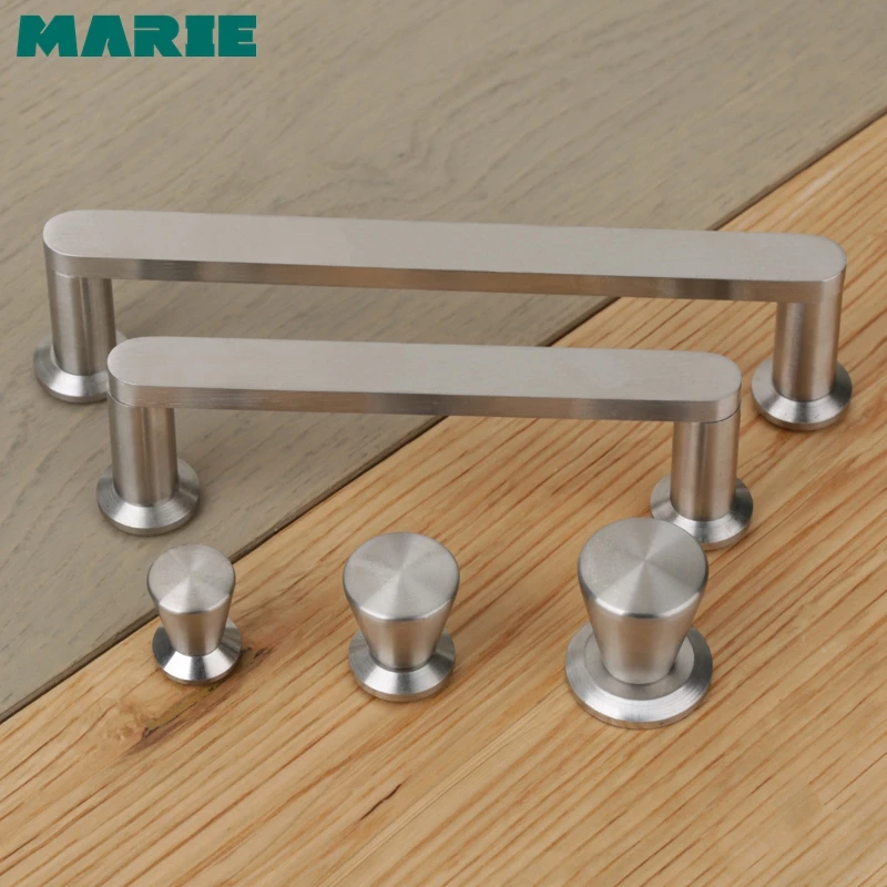 MARIE hardware ручки из нержавеющей стали в современном стиле черные белые серебряные