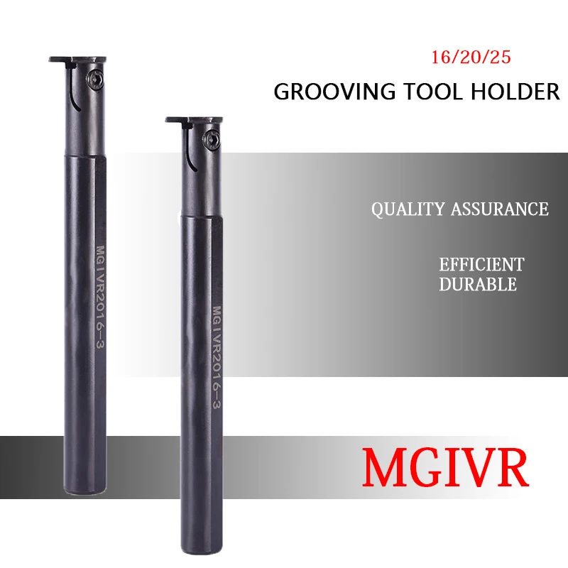 

Grooving Tool Holder MGMN Carbide Inserts MGIVR2016 MGIVR2520-1.5 2 2.5 3 4 5 MGIVR Straight Shank Internal Turning Tool Lathe