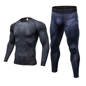 Спортивный костюм мужской, для бега и тренировок, со змеиным принтом