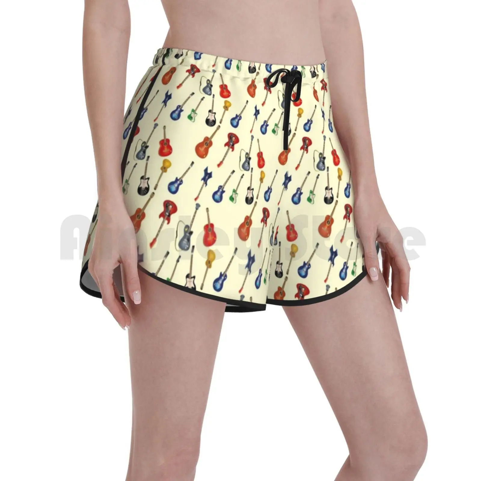 

Шорты для гитары и плавания, женские пляжные шорты, гитарные гитары, гитарист, музыкальный гитарный плеер, Музыкальный концерт, гитара, соло,...