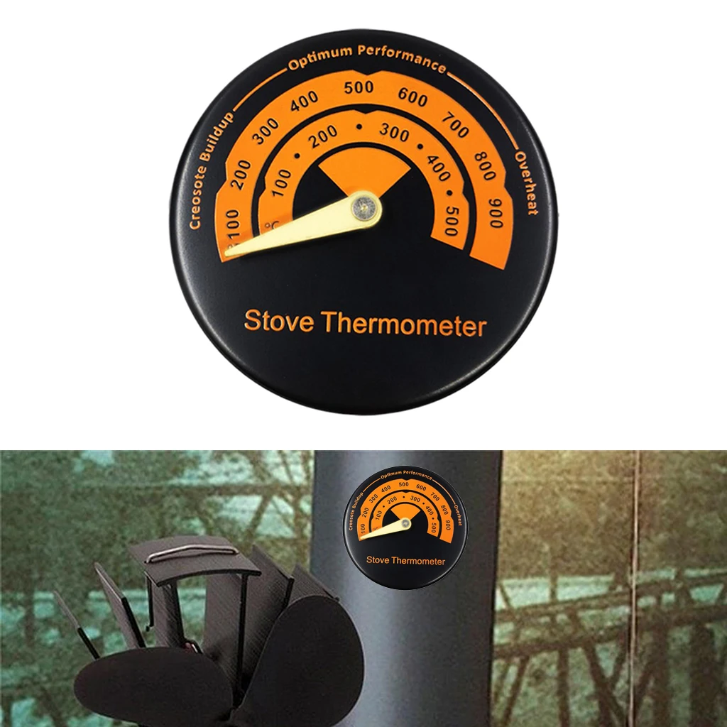 

Magnetic Thermometer Oven Temperature Meter for Wood Stoves Oven