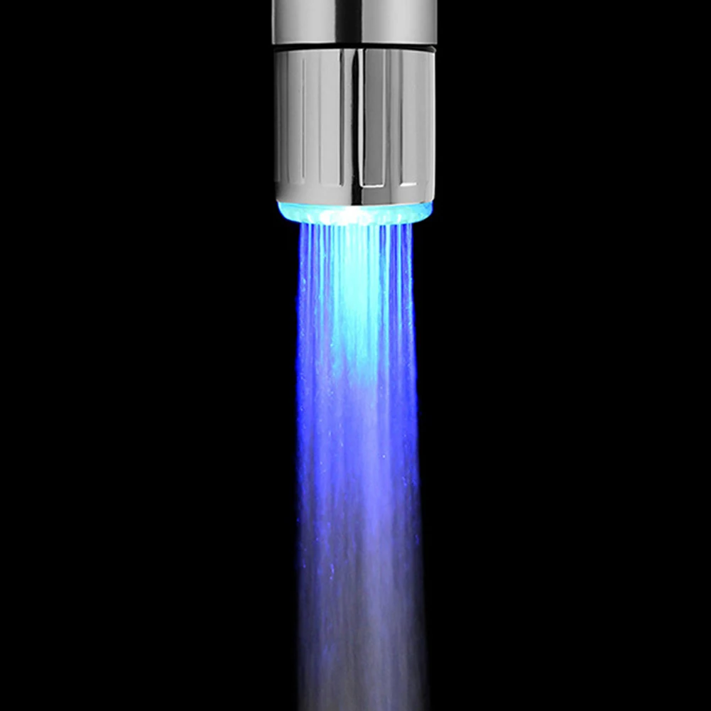 

Colorful LED Light-up Faucet Stream Creative Light Bathroom Shower Tap Filter for Household Kitchen Easy Supplies