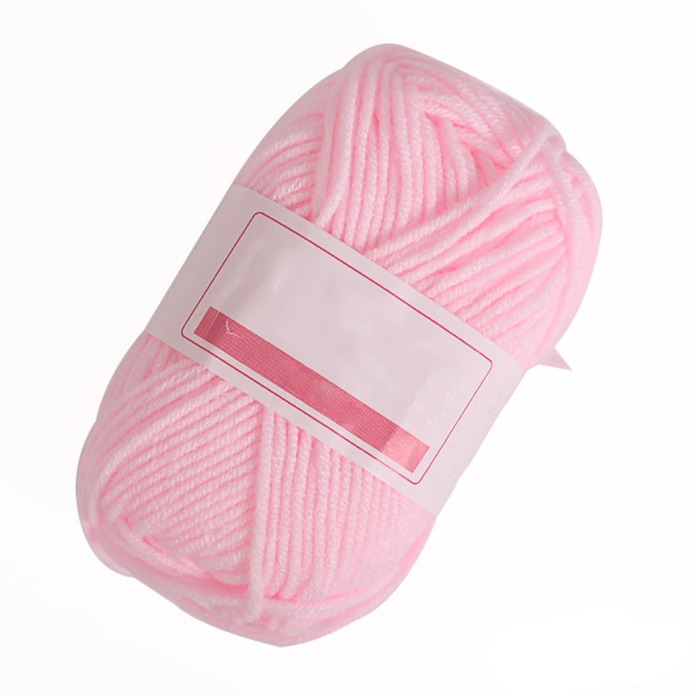 Трикотажная пряжа цветная для ручной вязки молочный хлопок трикотаж шерстяная