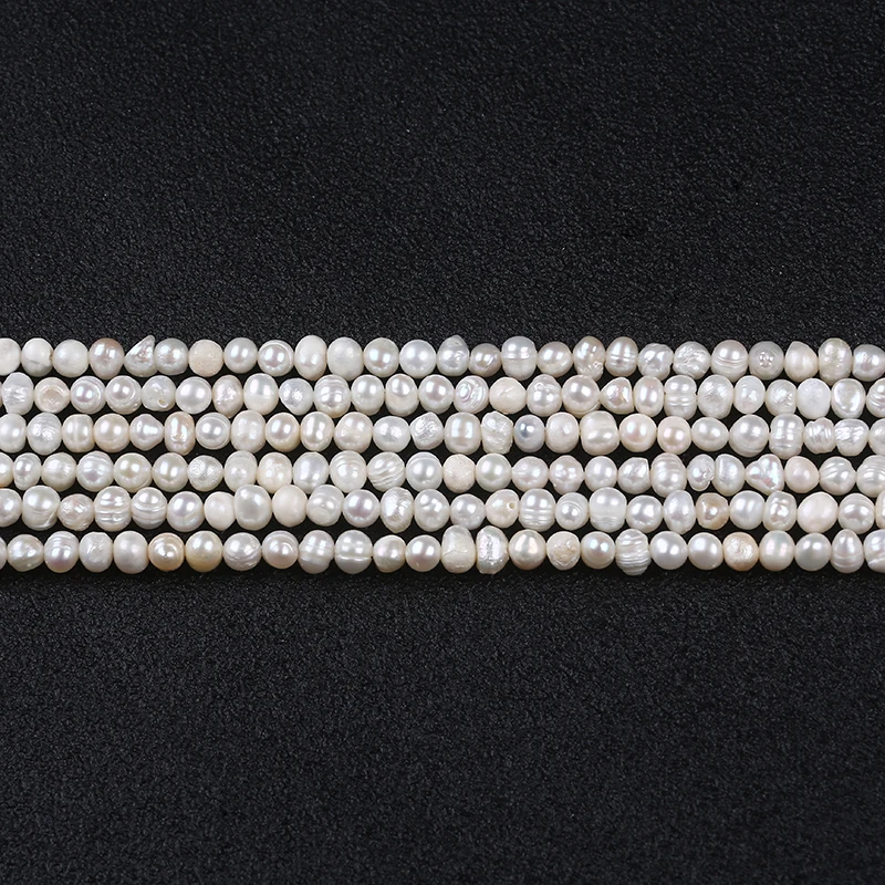 

Wholesale 4.5-5mm Potato Freshwater Pearl Bead Strand