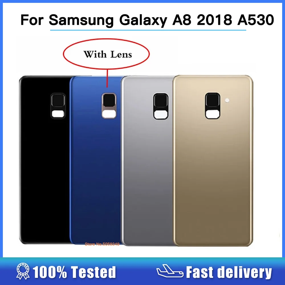 Задняя панель Крышка батарейного отсека для Samsung Galaxy A8 A530 A530F 2018 Plus A730 A730F