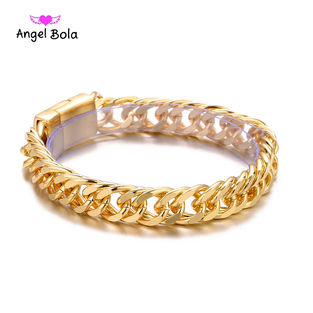 2019 браслет в форме велосипедной цепи модная новая цепочка из звеньев золотого и