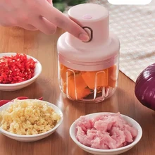 Wireless Food Chopper Garlic Crusher Meat Grinder Mini Garlic Press Vegetable Chopper Masher Machine Kitchen Gadgets Blender Wireless Food Chopper Garlic Crusher Meat Grinder Mini Garlic Press Vegetable Chopper Masher Machine Kitchen Gadgets Blender