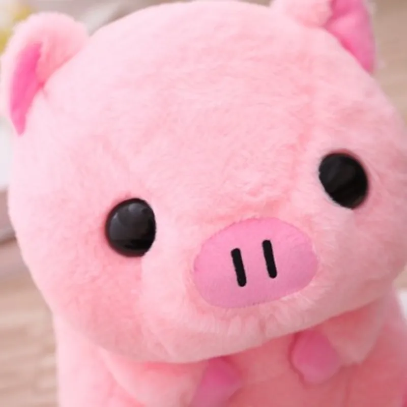 2020 розовая сидячая свинка большая мягкая кукла Huggable Animal плюшевая игрушка детский