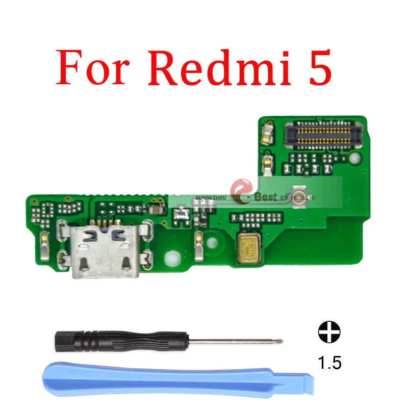 For Redmi 5 1 шт зарядное устройство черз порт USB разъем зарядный порт док-станция гибкий кабель для Xiaomi Redmi 3 3S 4A 4X 5A Примечание 4X Global 2 4 Note 3 Pro 5A - Цвет: For Redmi 5