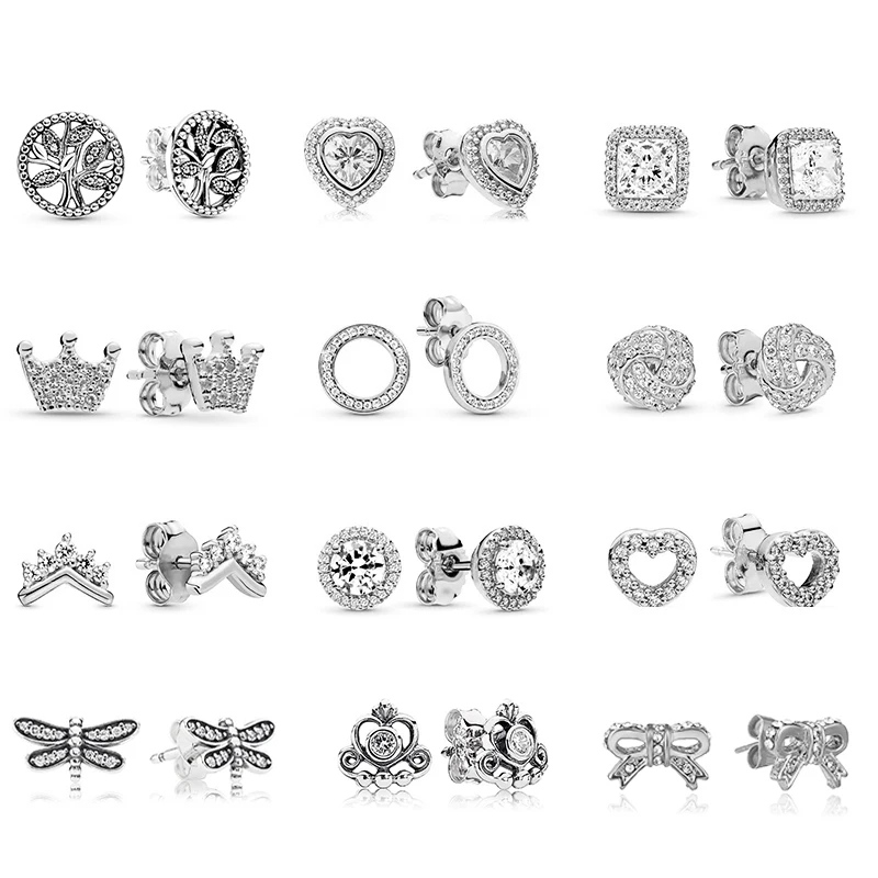 Гипоаллергенные серьги серебряного цвета украшения для вечерние | Украшения и