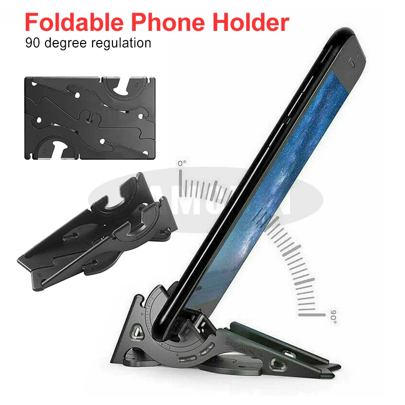 Складной держатель для телефона вращающийся карт портативный карманный