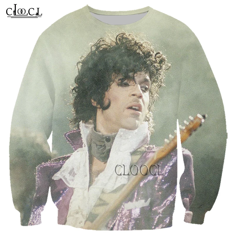 

HX Newest Fashion Men Women Singer Prince Rogers Nelson 3D Print Sweatshirt Streetwear Unisex Tracksuit Tops Drop Shipping