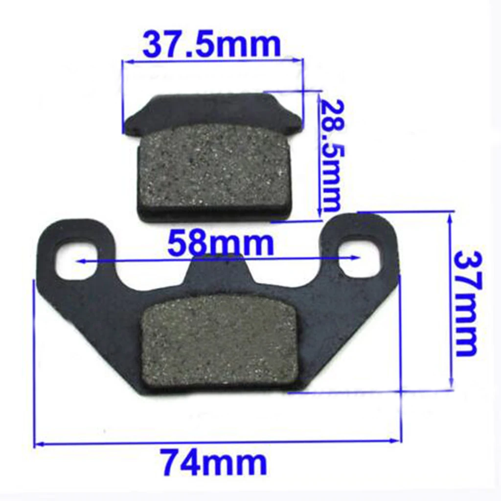 

One Set Brake Pads For SDG 50 70 110 125 140 cc SSR Demon Stomp Pit Bike Quad