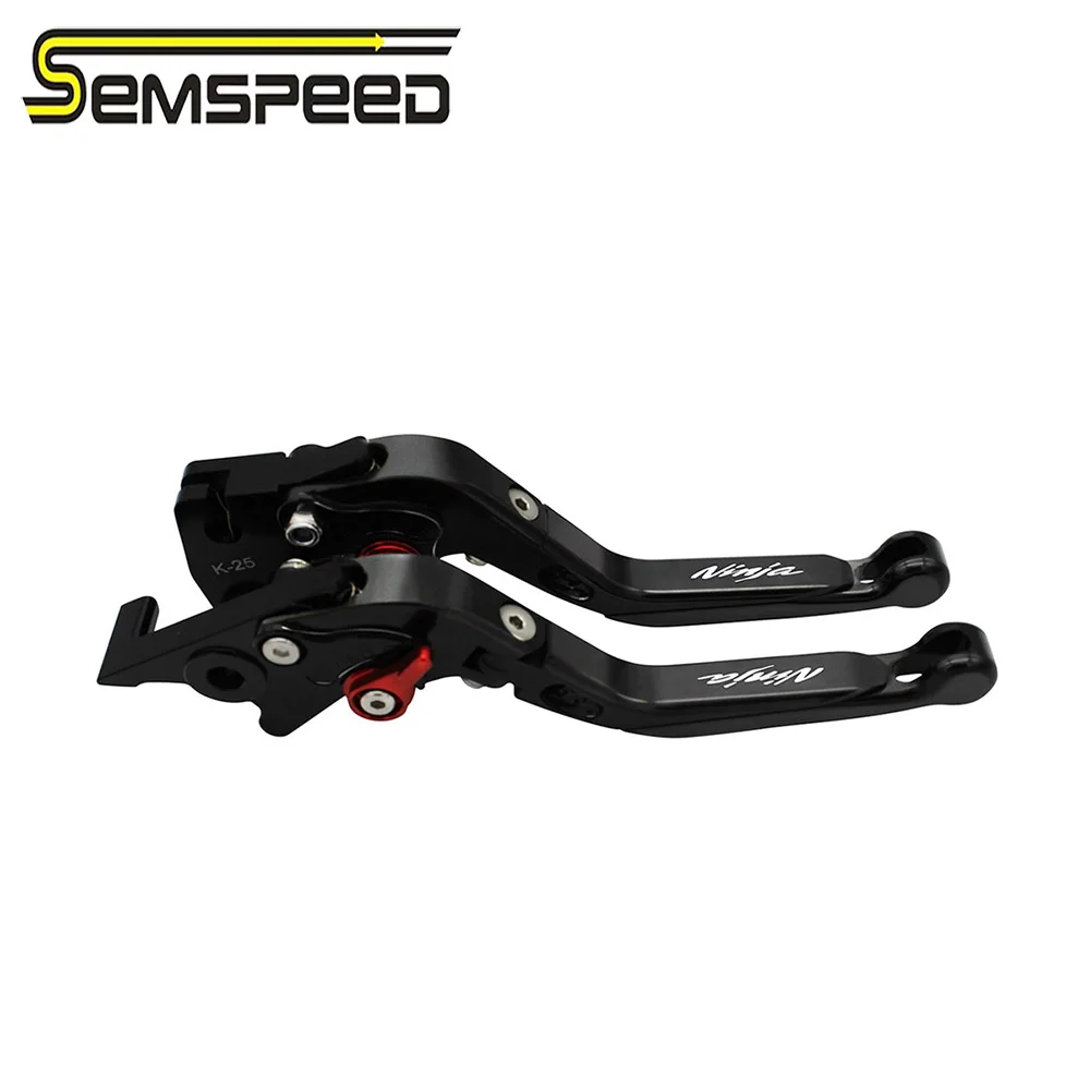 SEMSPEED Мотоцикл с ЧПУ Складные тормоза сцепления рычаги для KAWASAKI NINJA 125 300R 250R 250SL 400