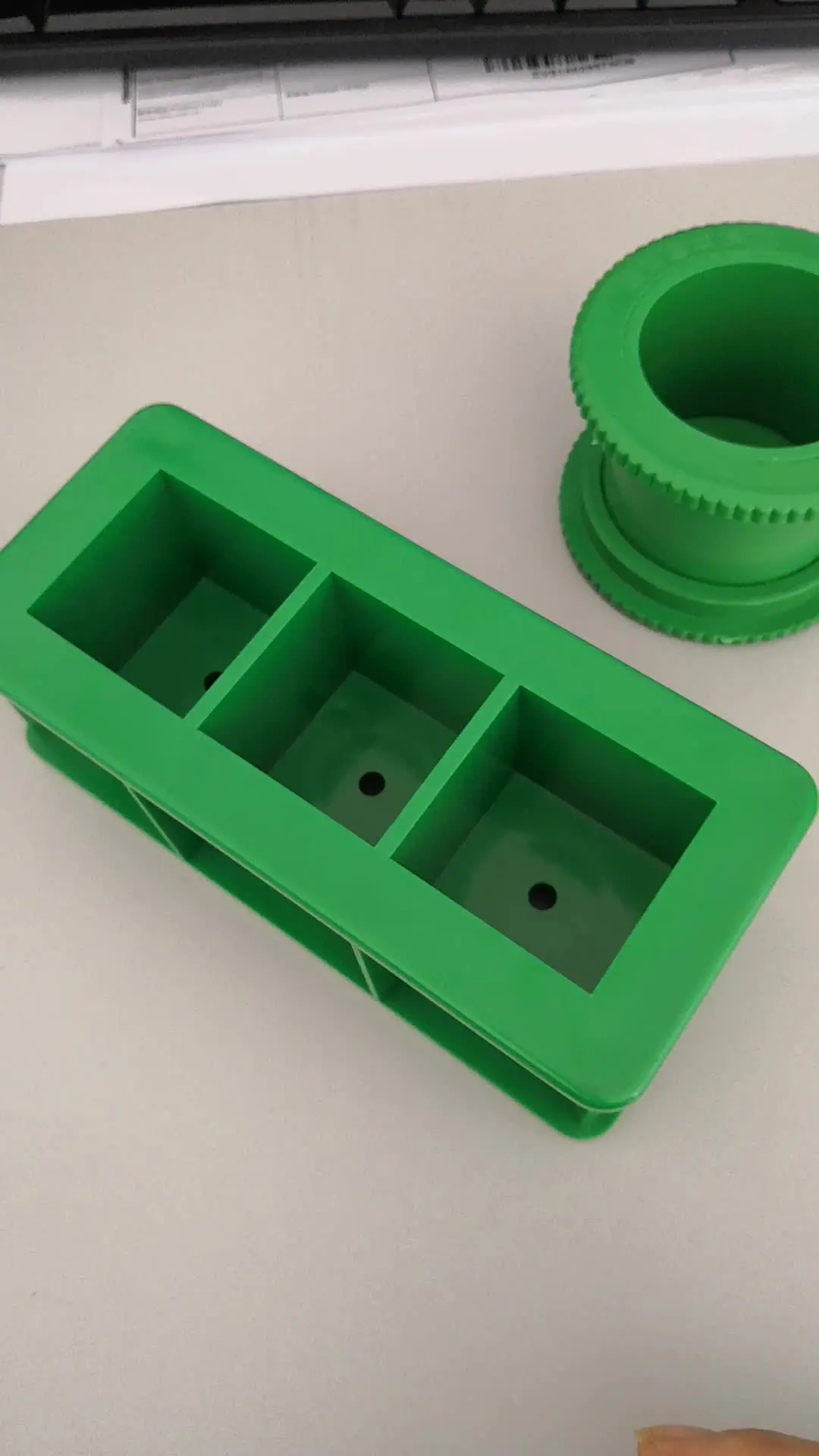 

40x40x40mm Plastic Concrete Testing Mould Cube Mould