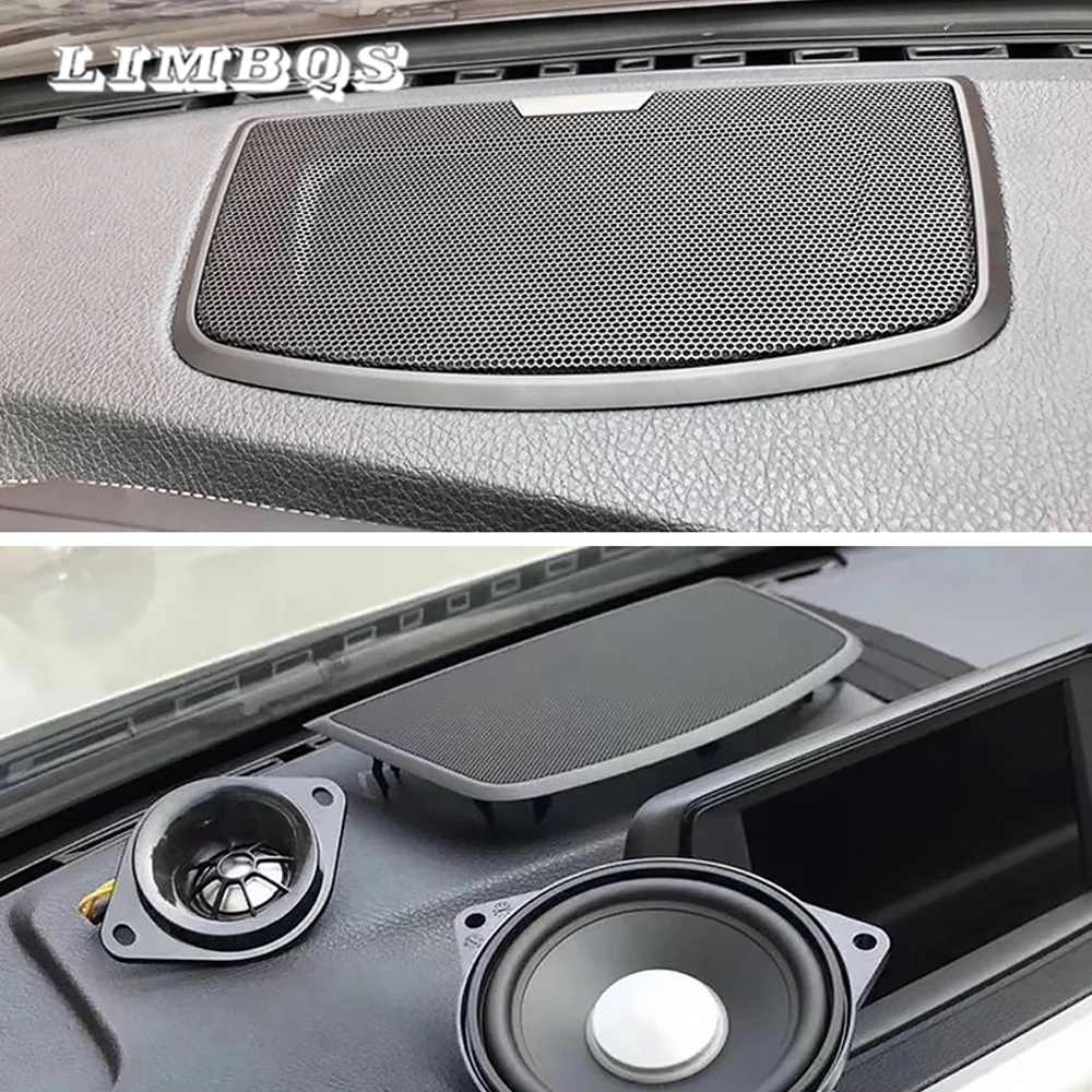 

Dashboard audio cover for f30 f32 f34 bmw 3 4 GT series quality center tweeter speaker dashboard loudspeaker cover stickers trim