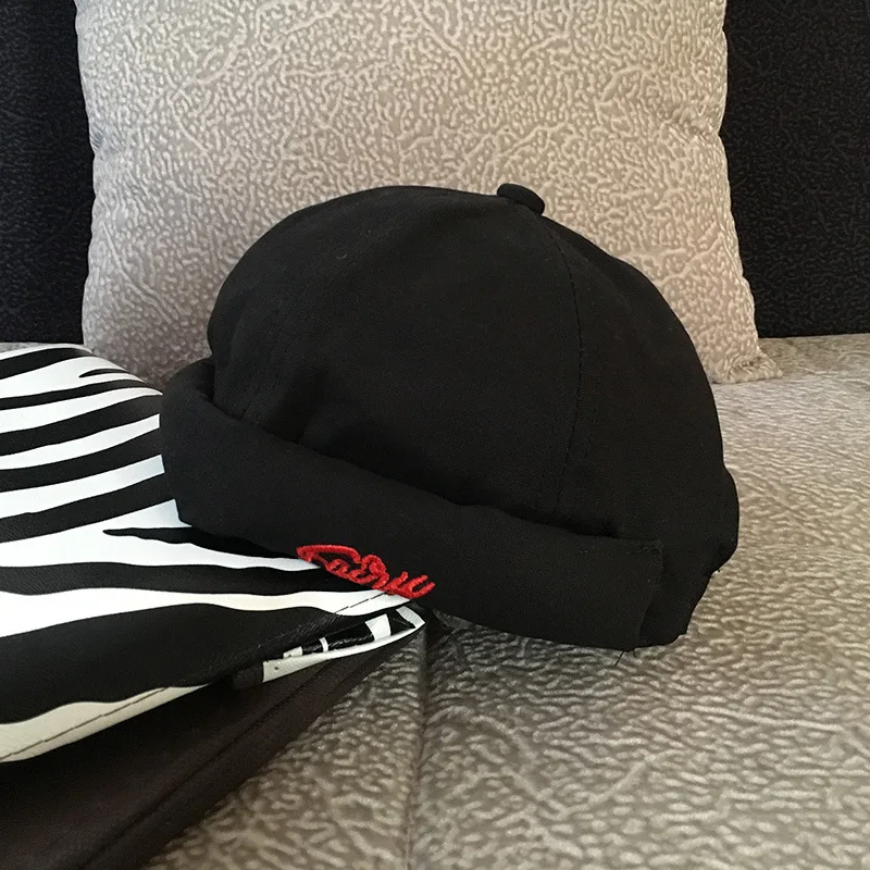 Дышащая шапка с вышивкой в виде букв черепа|Мужская Skullies & шапочки| |