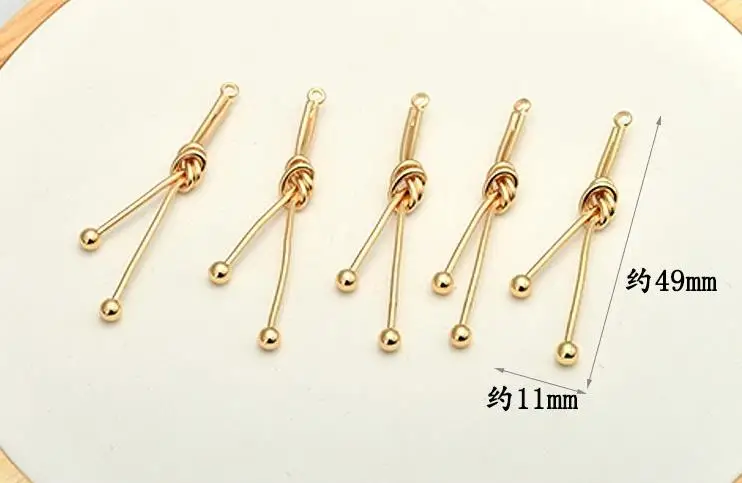 Серьги с цветным покрытием и жемчугом 18 К|Ювелирная фурнитура компоненты| |