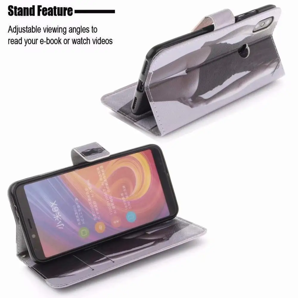 3D Окрашенные кожаный чехол-портмоне с откидной крышкой для huawei P20 Lite p10 p9 p8 Honor 7 8 9 10