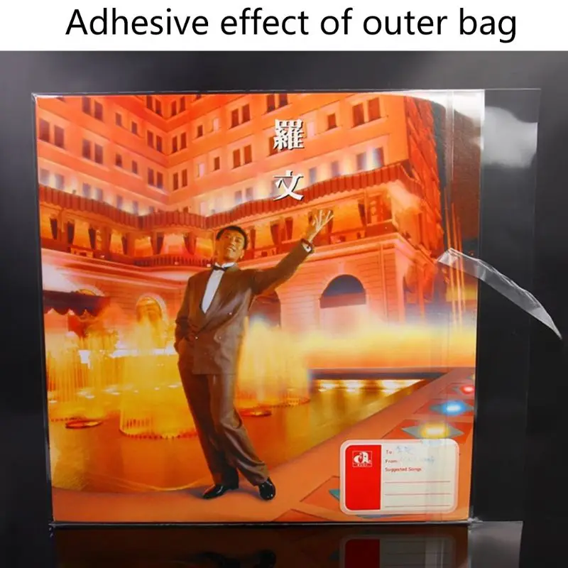 

50Pcs 12" Recording Protective Sleeve for Turntable Player LP Vinyl Record Bag