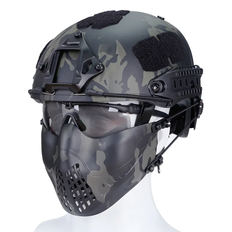 

Military Tactical Half Face Paintball Mask Costume Cosplay Halloween Party Protective Mask Wargame Airsoft Skull Hunting Masks
