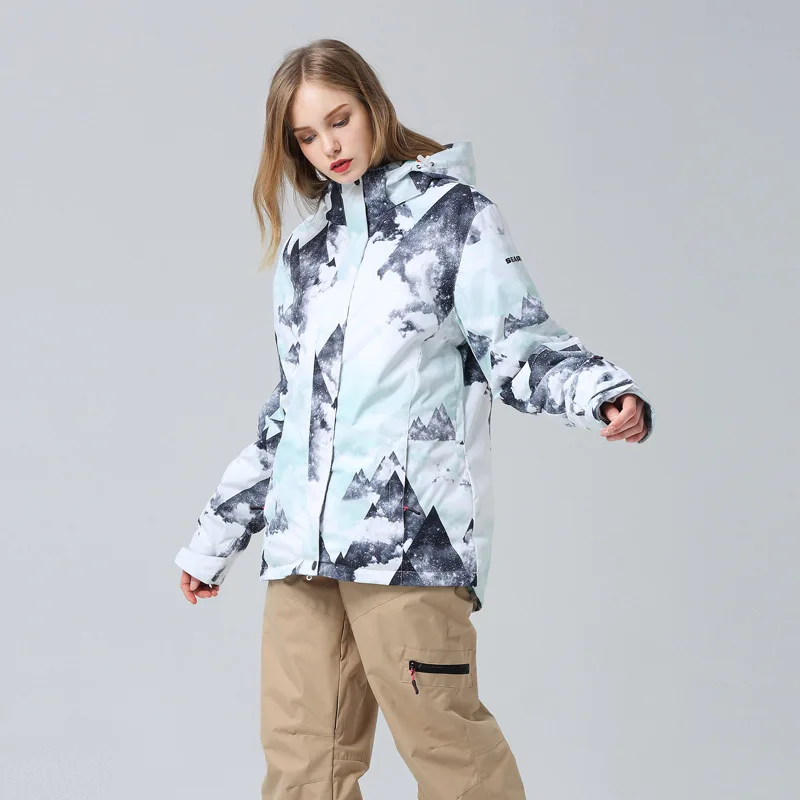 Новинка лыжная куртка женская не скатывается для сноубординга