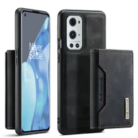 case for oneplus 9 pro 9r 9 luxury leather wallet magnetic flip cover for shockproof flip slot stand holder cover