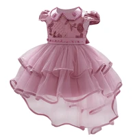 toddler baby girl dress 1st year birthday wedding dress prom party beads infant baptism girl dress kid clothes infant costume