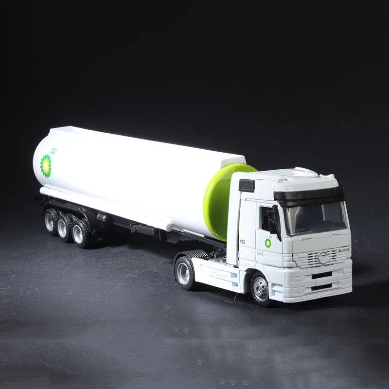 

1/43 classic American oil tank truck container Transport vehicle car simulation Diecast Kids Toys model car collect gifts