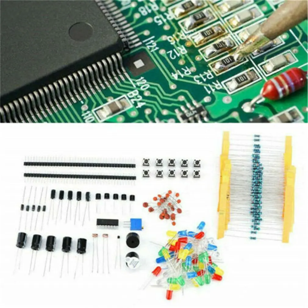 Набор электронных компонентов в ассортименте для Arduino Raspberry Pi STM32 с макетной