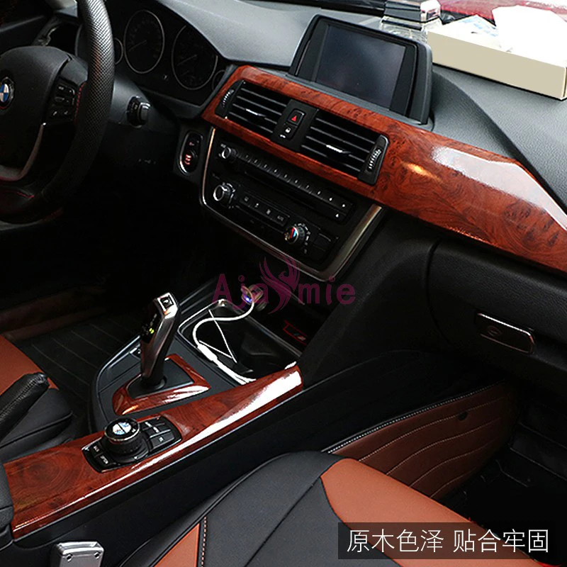 

30cm*1m Interior Wooden Color Car Sticker Moulding Film DIY For Toyota Rav4 Camry Corolla Yaris Prius Car Styling Accessories