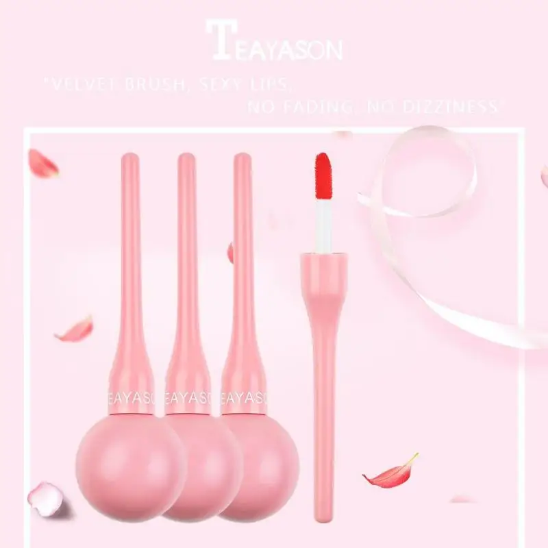 Lollipop Lip Glaze Tint Pump Crystal Waterproof Gloss Niche Small Pepper Stain Moisturizing Sexy Flash TSLM1 |