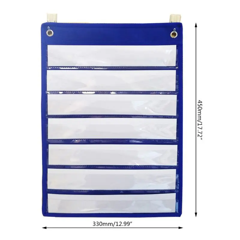 

Magnetic Pocket Chart With 10 Dry Erase Cards For Standards Daily Schedule 19QA