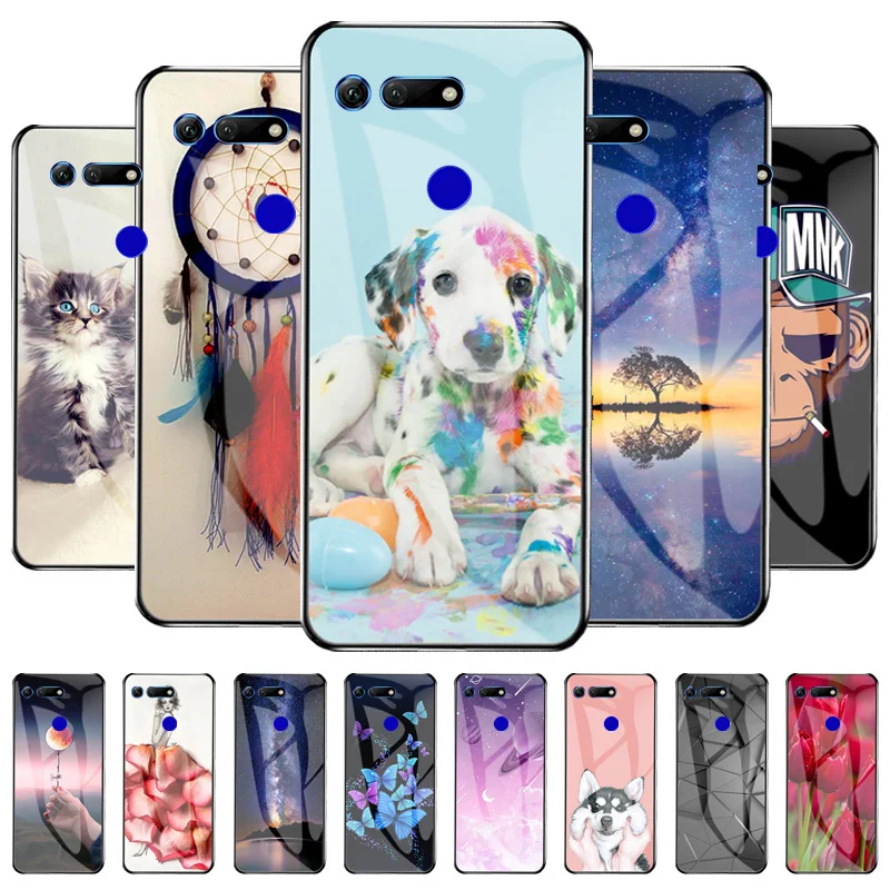 Tempered Glass Case For Huawei Honor V20 Cases Fundas Honor View 20 PCT-L29 6.4
