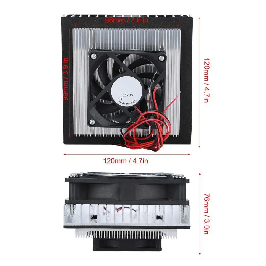 DIY Cooler Mini Air Radiator Rapid Cooling System Electrical Accessory for Semiconductor | Обустройство дома