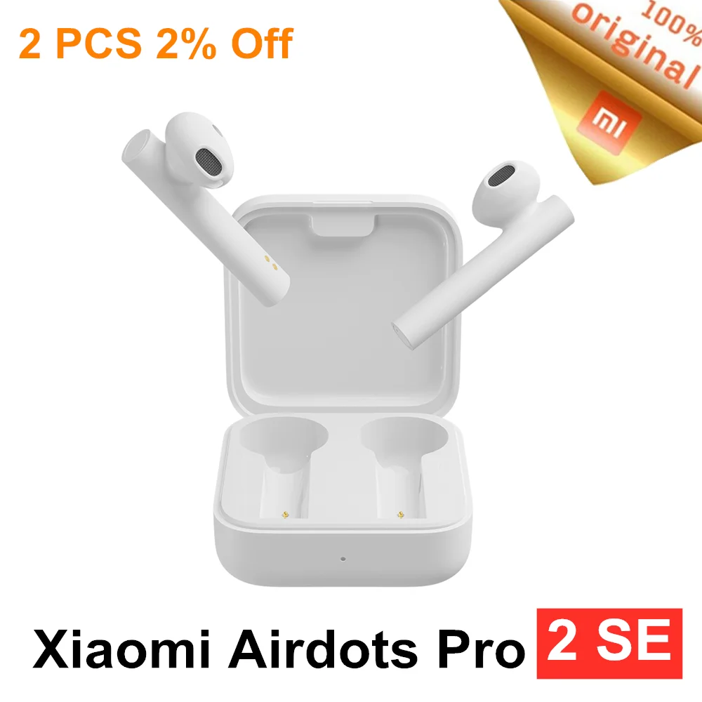 Оригинальные беспроводные наушники Xiaomi Air2 SE TWS Mi True Bluetooth Air 2SE вкладыши с 20 часами
