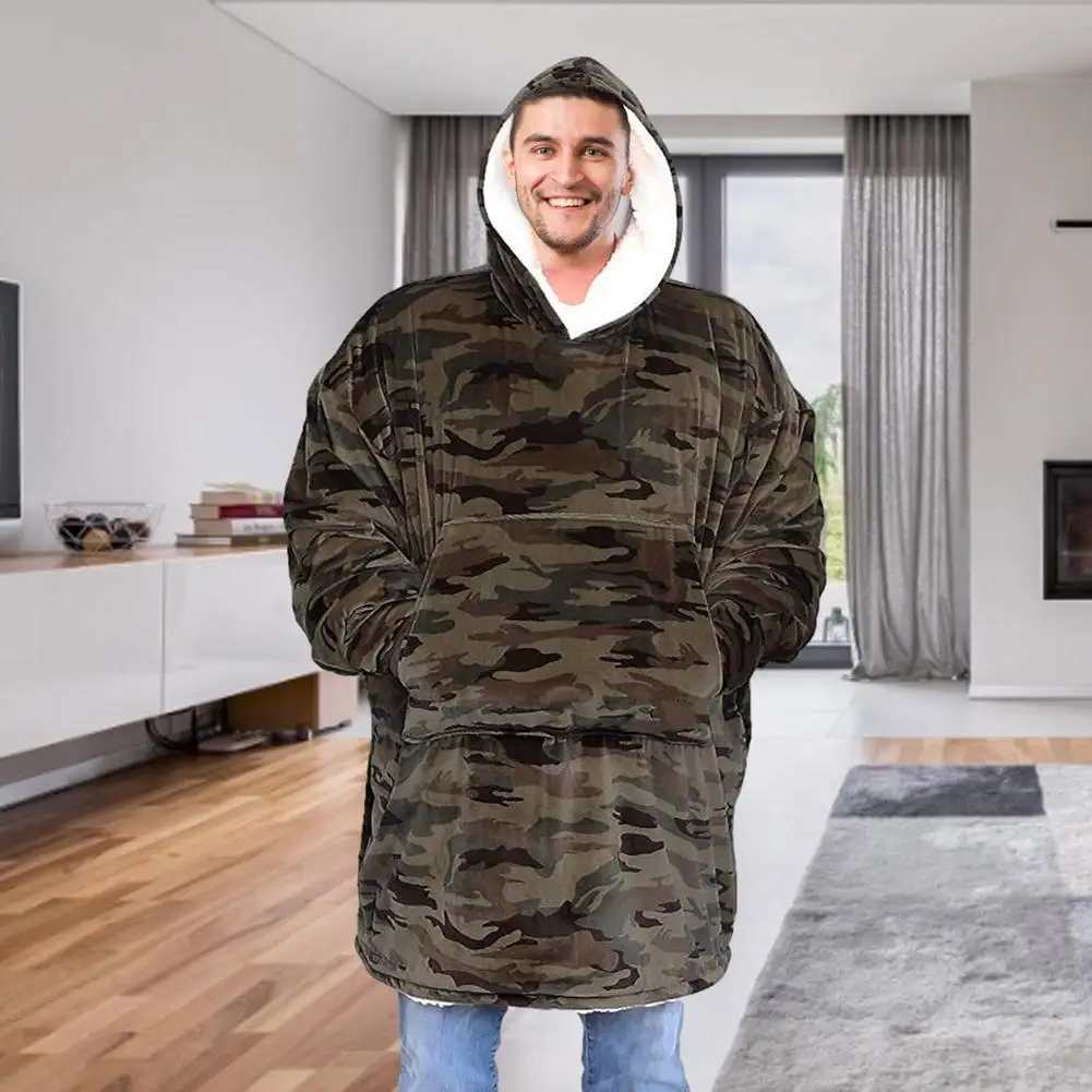 Одеяло для телевизора теплый плотный свитер с капюшоном одеяло взрослых и детей