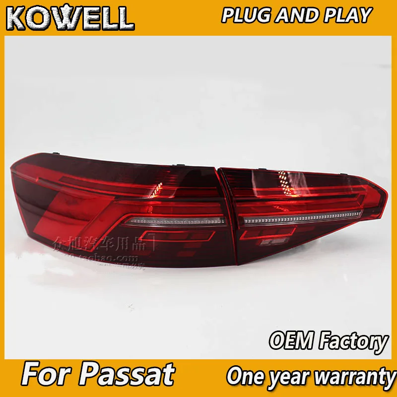 

Car Styling for New VW US Passat LED Taillight 2019-2020 Passat LED rear lamp DRL+Dynamic Turn Signal+Brake+Reverse