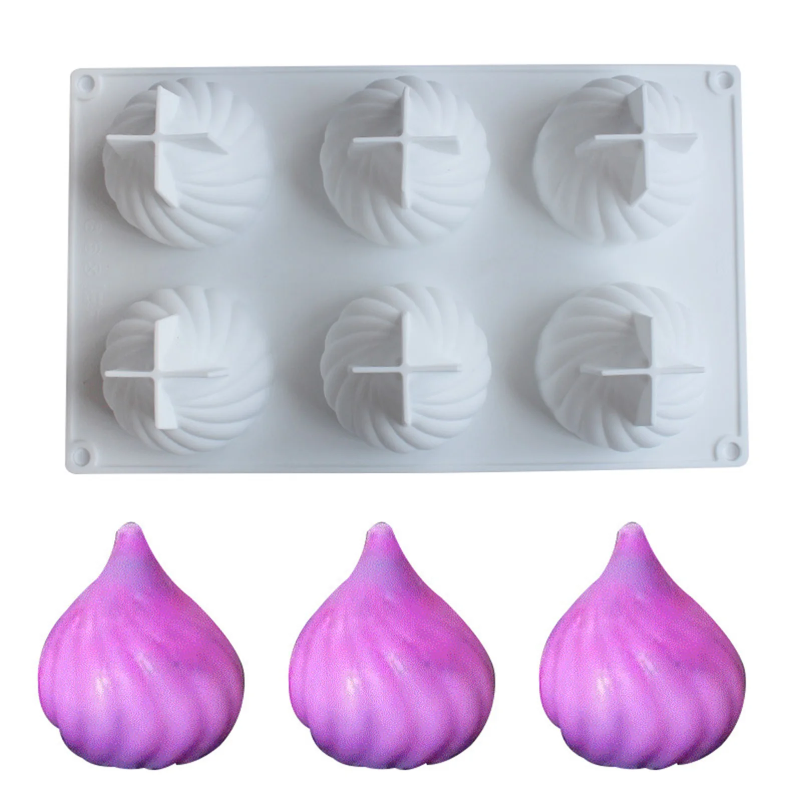 

Silicone Cake Mold Mousse Baking Mould Non-Stick Silicone Cake Mold Party Pastry Pan Kitchen Bakeware Dessert Efficient
