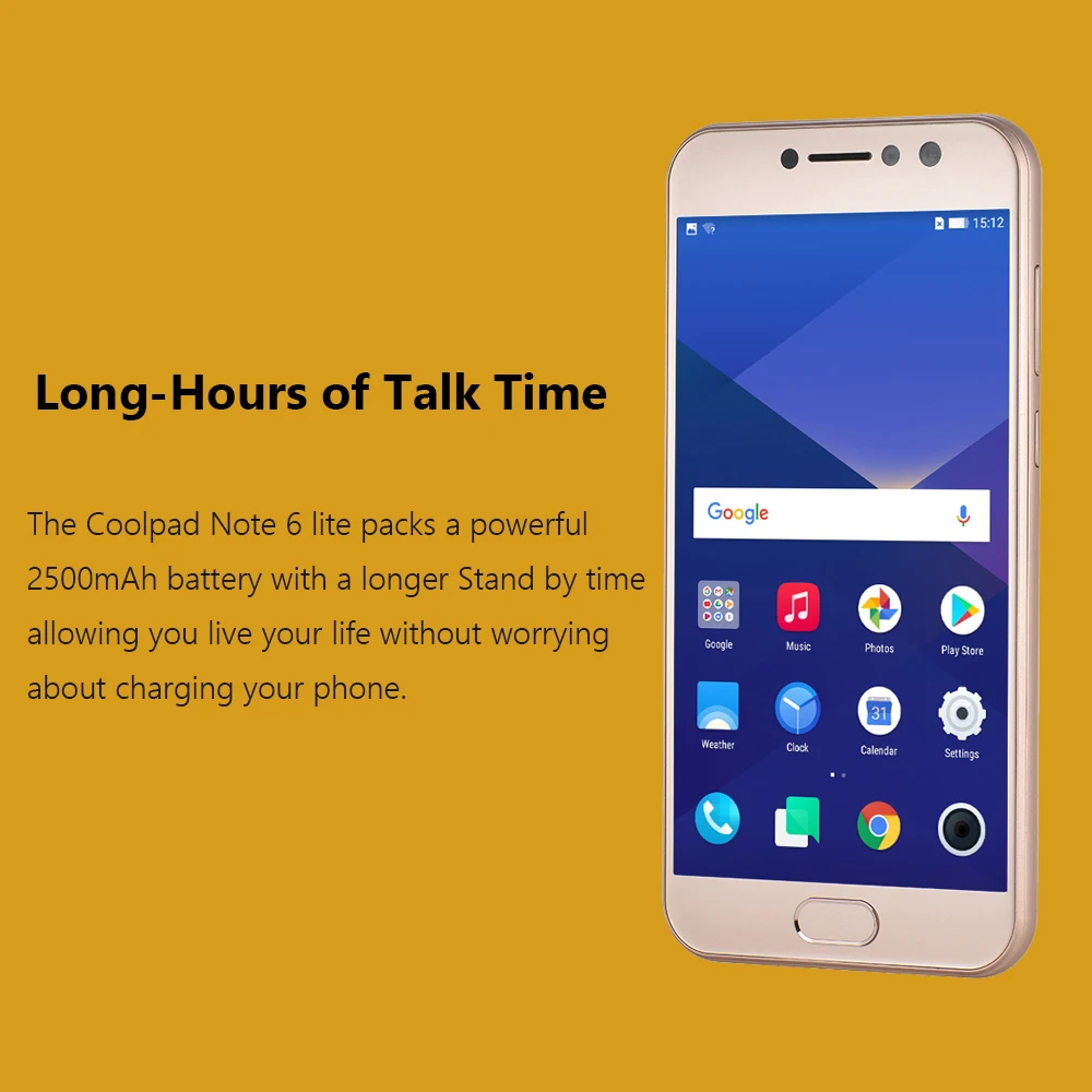 Coolpad примечание 6 Lite 4G, мобильный телефон с функцией 5-дюймовый HD Дисплей Android 7,1 3 Гб оперативной памяти, Оперативная память+ 32 ГБ Встроенная память 13MP 8MP 2500mAh смартфон с отпечатками пальцев