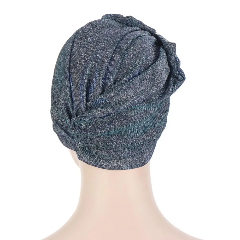 Hijab Caps Turban Multi-color All-match Women Bow Knot Design Cap for Beach Bonnet Hat Female Headband Turbante Mujer | Аксессуары для