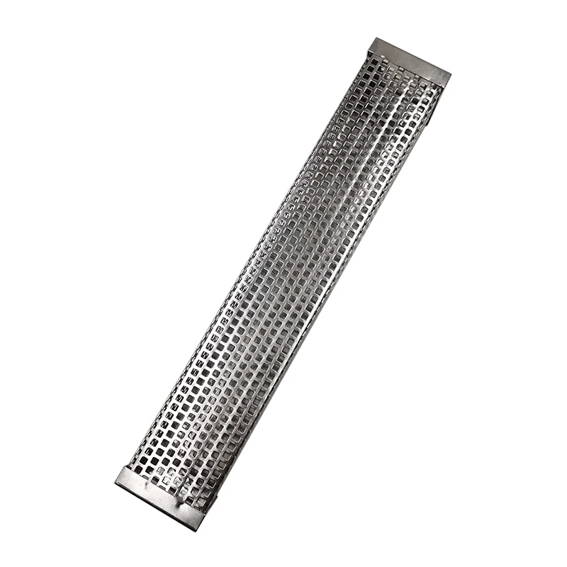 

Perforated Pellet Hexagon Stainless Steel Punching Ffilter Tube Food Grade SmokeTube Cooking Stainless Bbq Tools