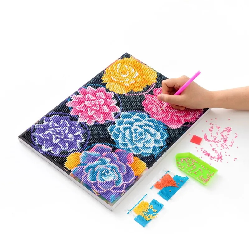 

New 5D Rhinestone Round diamond painting diy diamond embroidery Home Decor craft dimond flower for people gift No frame required