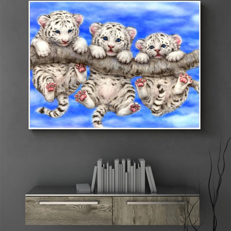 3d мозаичная картина для вышивки алмазным рисунком собак | Дом и сад